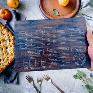 Kitchen conversations on wood